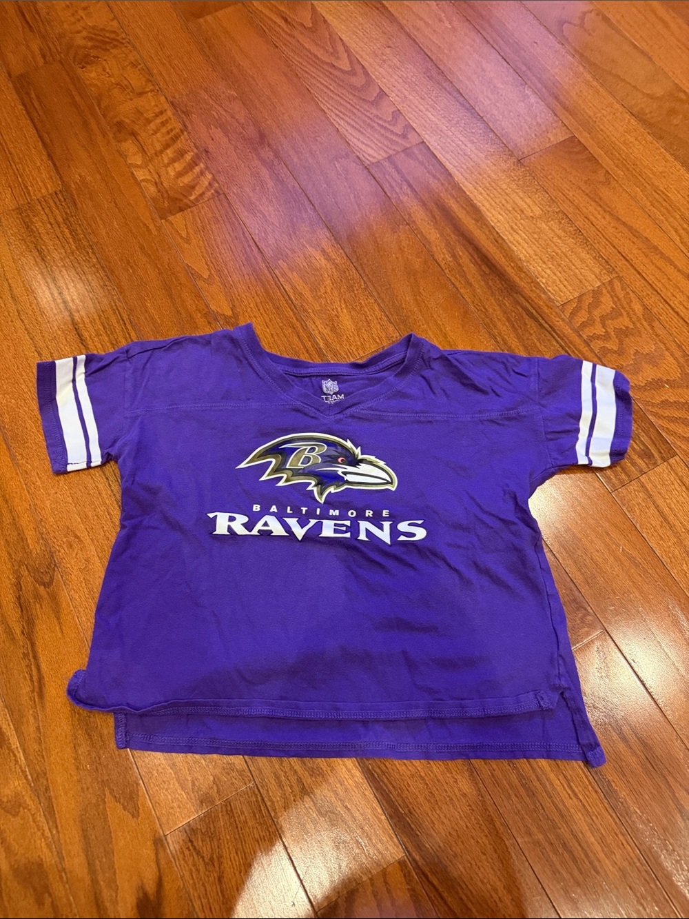 Baltimore Ravens Kids Purple Short Sleeve Team Tee